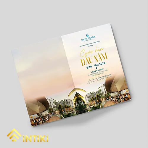 Thiệp Mời Gấp Đôi